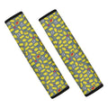 Frog Faces Pattern Print Car Seat Belt Covers