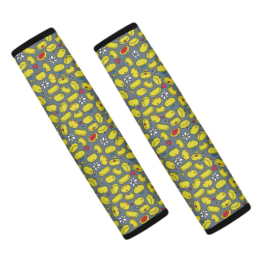 Frog Faces Pattern Print Car Seat Belt Covers