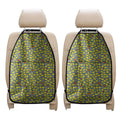 Frog Faces Pattern Print Car Seat Organizers