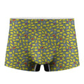 Frog Faces Pattern Print Men's Boxer Briefs