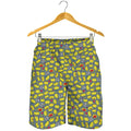 Frog Faces Pattern Print Men's Shorts
