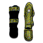 Frog Faces Pattern Print Muay Thai Shin Guard