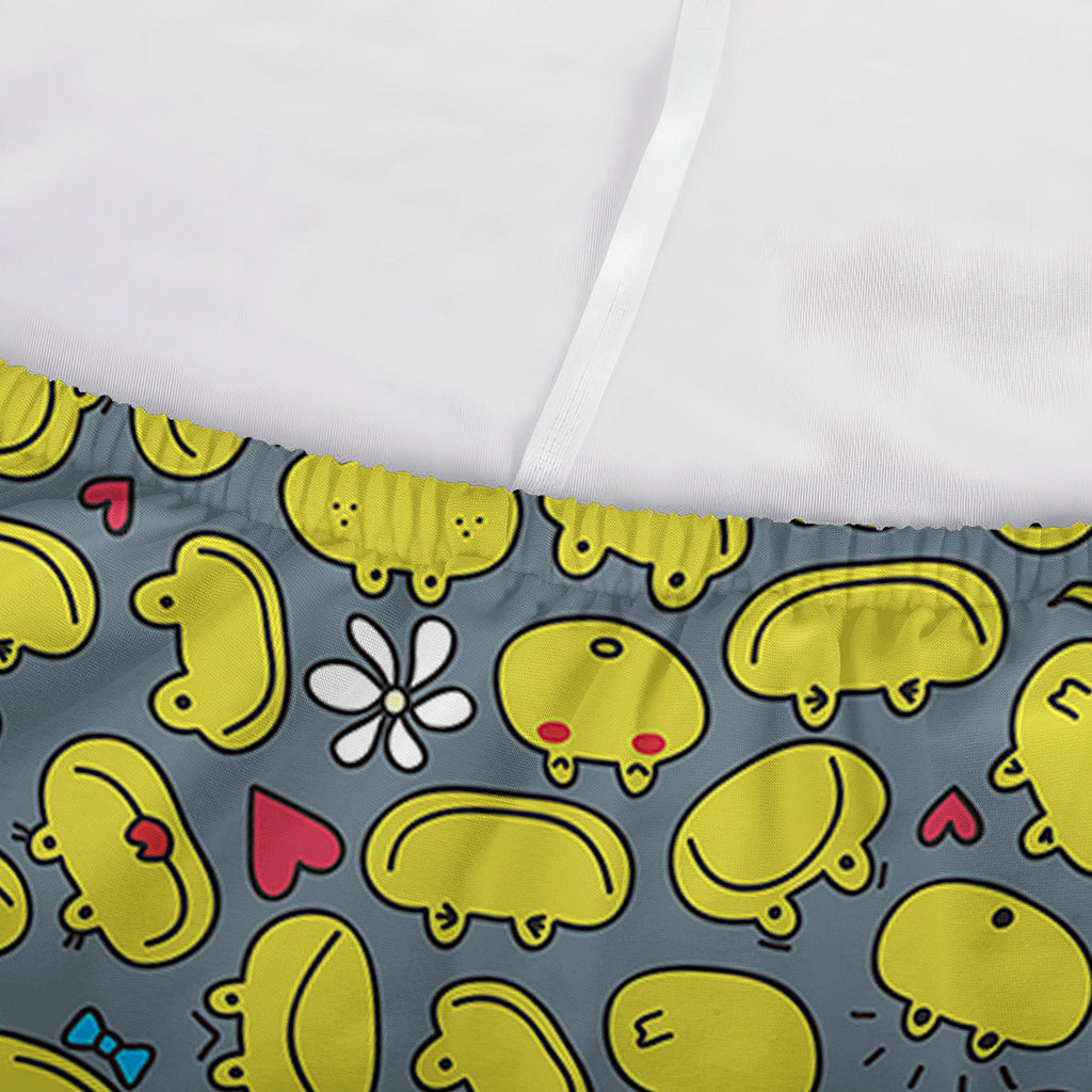 Frog Faces Pattern Print Sofa Cover