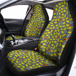 Frog Faces Pattern Print Universal Fit Car Seat Covers