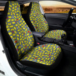 Frog Faces Pattern Print Universal Fit Car Seat Covers