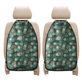 Frogs And Water Lilies Pattern Print Car Seat Organizers