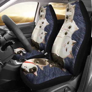 Cute Cats Universal Fit Car Seat Covers