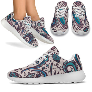 Summer Surfing Pattern Print Walking Shoes