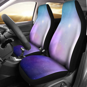 Purple And Teal Galaxy Universal Fit Car Seat Covers