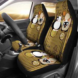 Cute Cartoon Cats Universal Fit Car Seat Covers