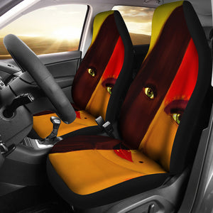 Abstract Woman Painting Universal Fit Car Seat Covers