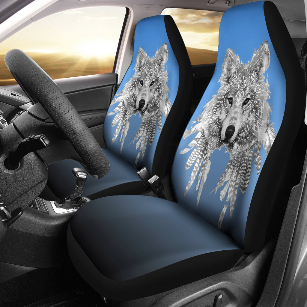 Spirit Animal Wolf Universal Fit Car Seat Covers