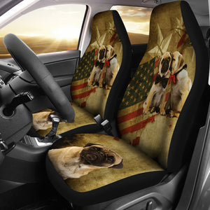 American Pug Universal Fit Car Seat Covers