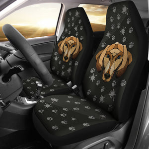 Black Dachshund Universal Fit Car Seat Covers