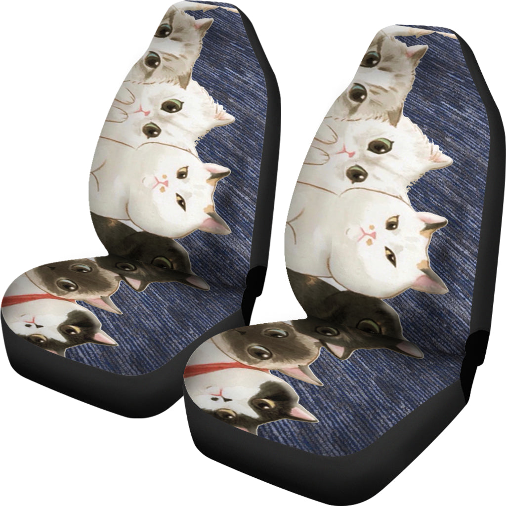 Cute Cats Universal Fit Car Seat Covers