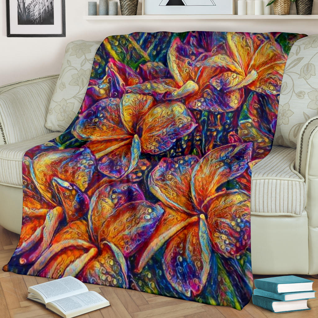 Floral Painting Blanket