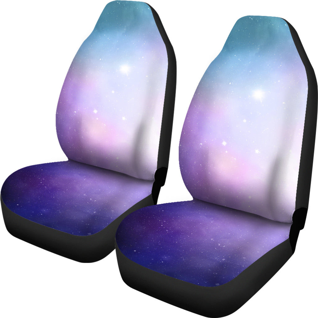 Purple And Teal Galaxy Universal Fit Car Seat Covers