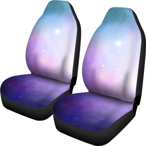 Purple And Teal Galaxy Universal Fit Car Seat Covers