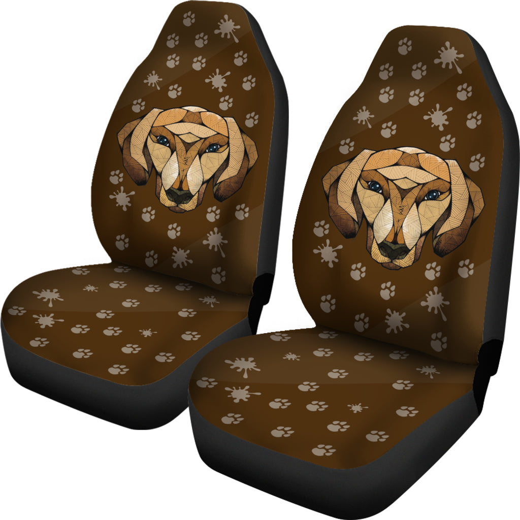 Brown Dachshund Universal Fit Car Seat Covers