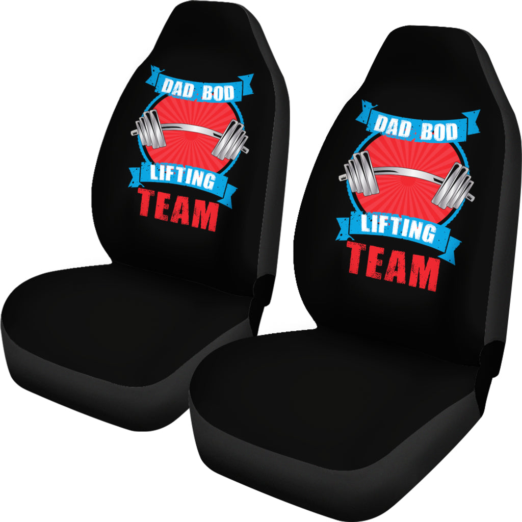 Dad Bod Lifting Team Universal Fit Car Seat Covers