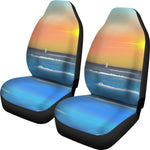 Sunset Ocean View Universal Fit Car Seat Covers