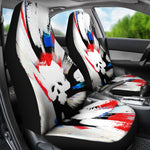 Abstract Skull Universal Fit Car Seat Covers