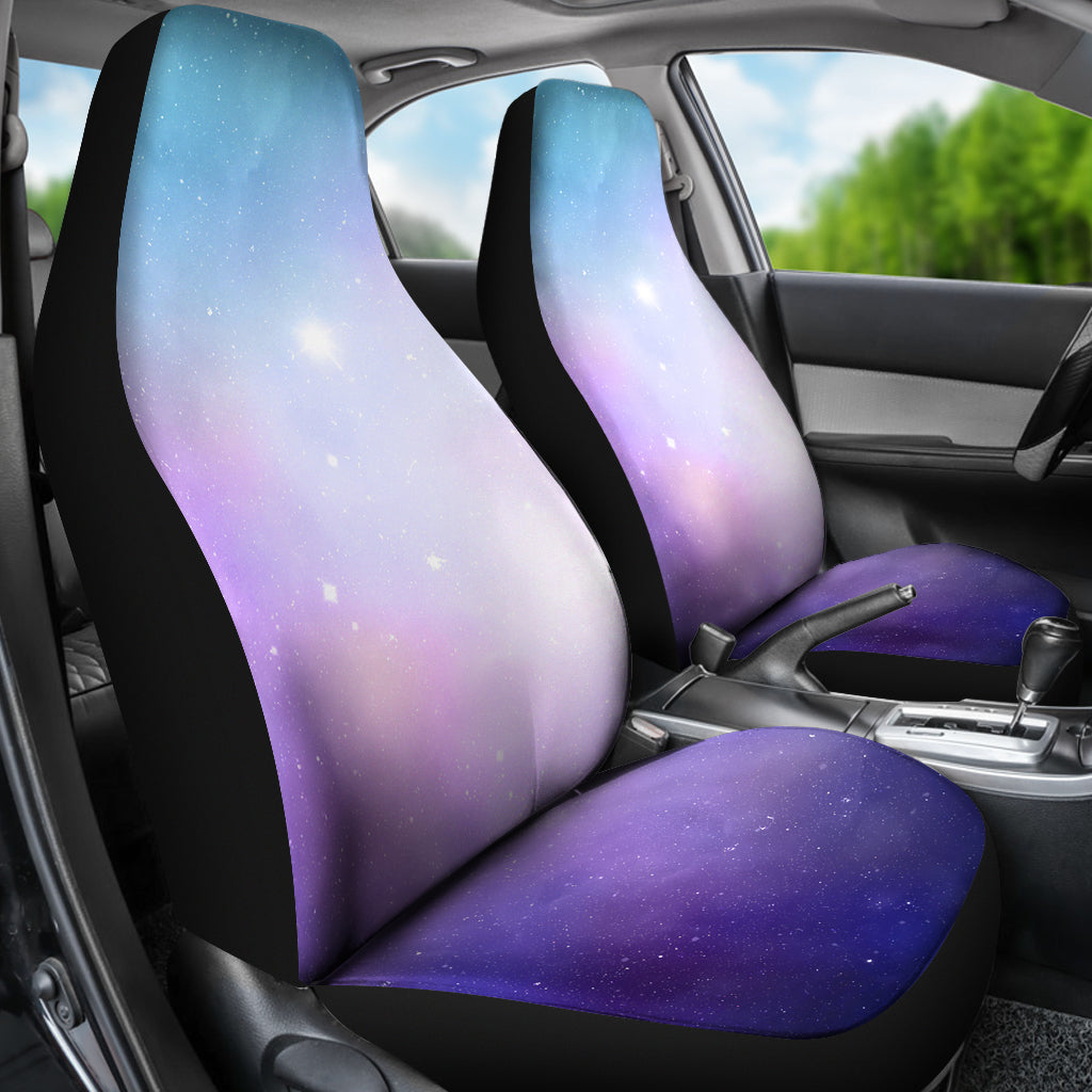 Purple And Teal Galaxy Universal Fit Car Seat Covers