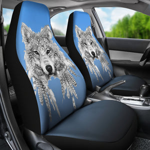 Spirit Animal Wolf Universal Fit Car Seat Covers