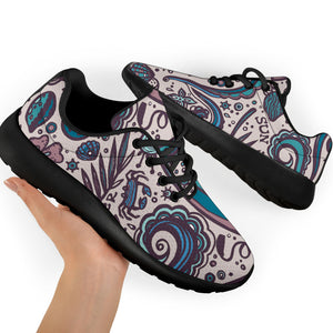 Summer Surfing Pattern Print Walking Shoes