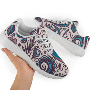 Summer Surfing Pattern Print Walking Shoes