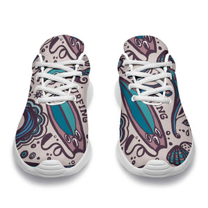 Summer Surfing Pattern Print Walking Shoes