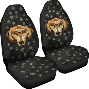 Black Dachshund Universal Fit Car Seat Covers