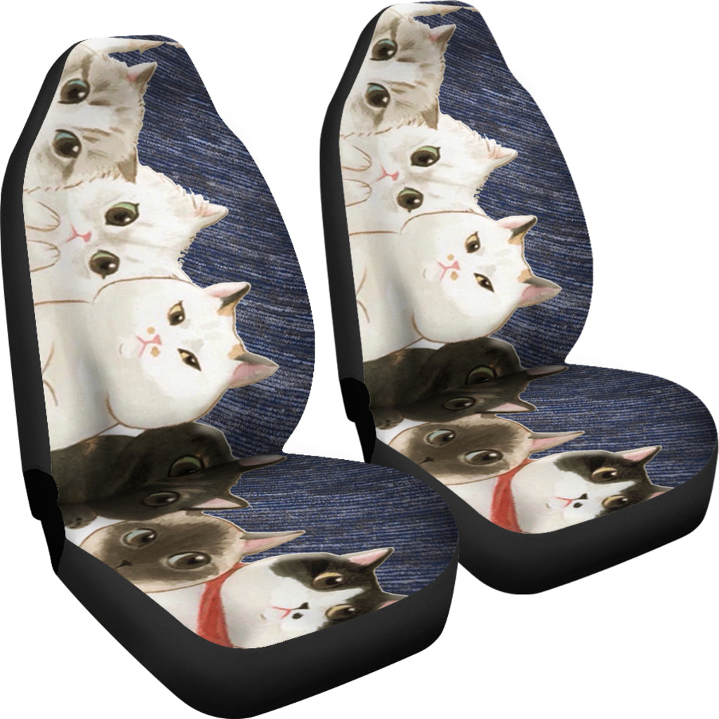 Cute Cats Universal Fit Car Seat Covers