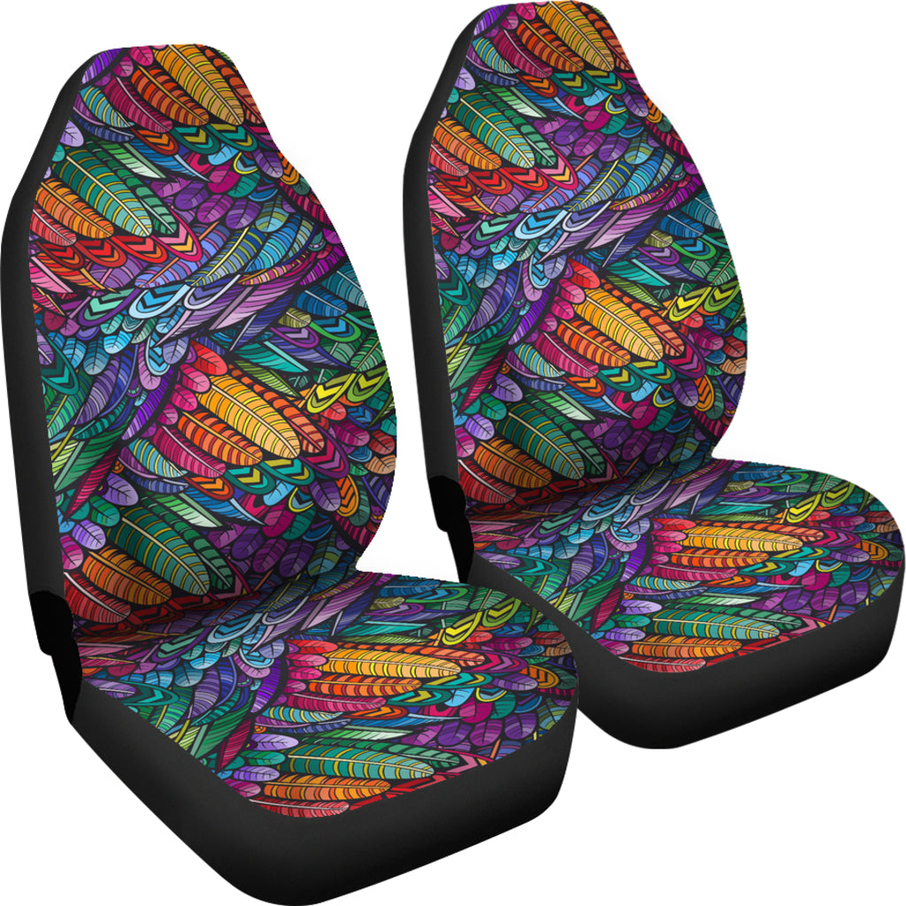 Boho Feathers Universal Fit Car Seat Covers