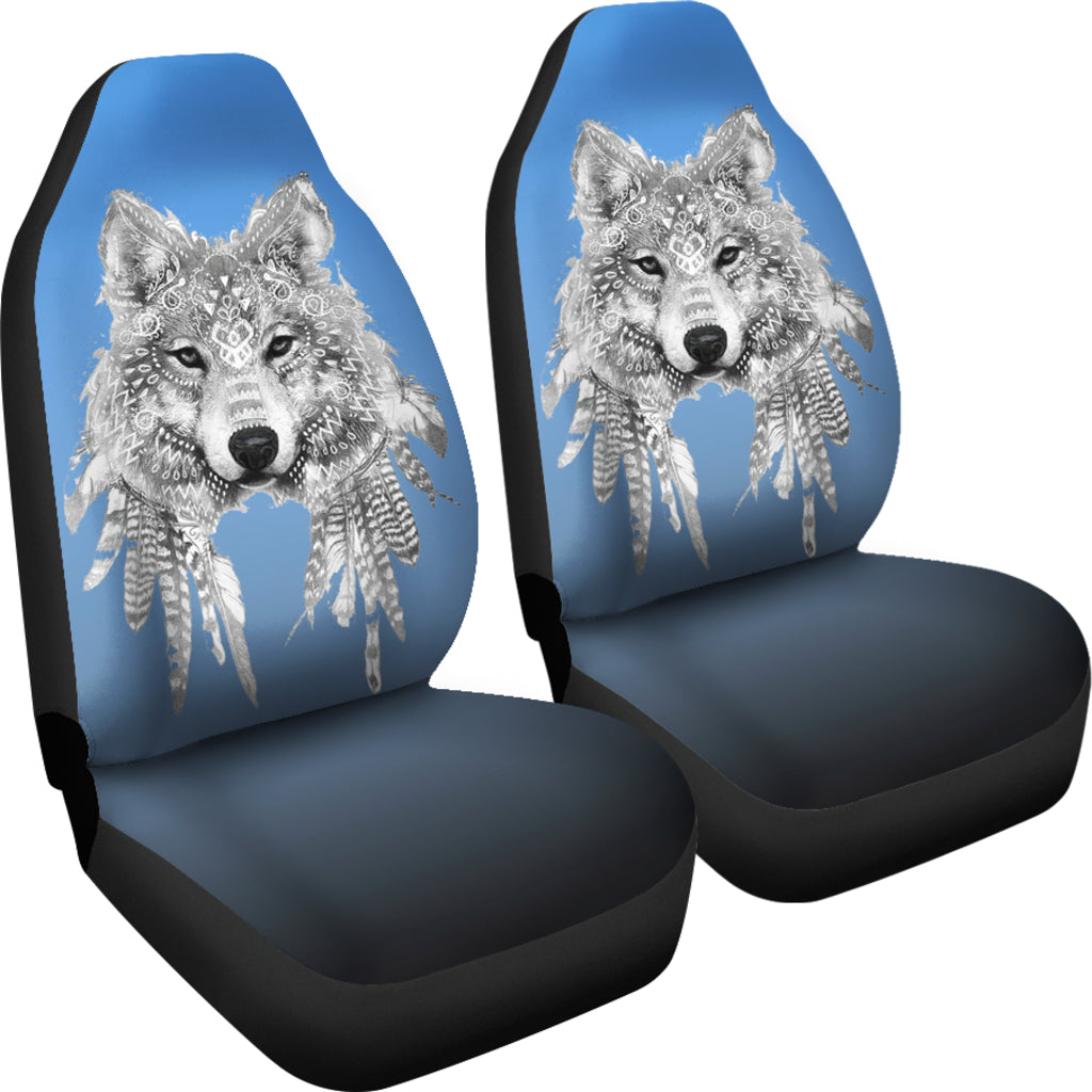 Spirit Animal Wolf Universal Fit Car Seat Covers