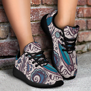 Summer Surfing Pattern Print Walking Shoes