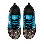 Frozen Mammoth And Fossil Print Black Sneakers