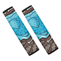Frozen Mammoth And Fossil Print Car Seat Belt Covers