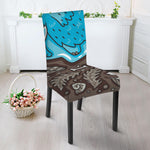 Frozen Mammoth And Fossil Print Dining Chair Slipcover