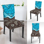 Frozen Mammoth And Fossil Print Dining Chair Slipcover