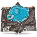 Frozen Mammoth And Fossil Print Hooded Blanket