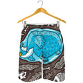 Frozen Mammoth And Fossil Print Men's Shorts