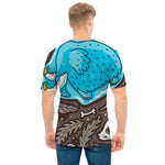 Frozen Mammoth And Fossil Print Men's T-Shirt
