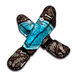 Frozen Mammoth And Fossil Print Muay Thai Shin Guard