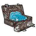 Frozen Mammoth And Fossil Print Pet Car Back Seat Cover