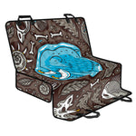 Frozen Mammoth And Fossil Print Pet Car Back Seat Cover