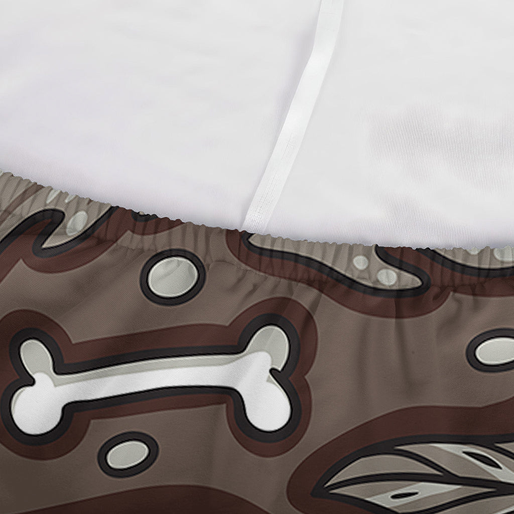 Frozen Mammoth And Fossil Print Sofa Cover