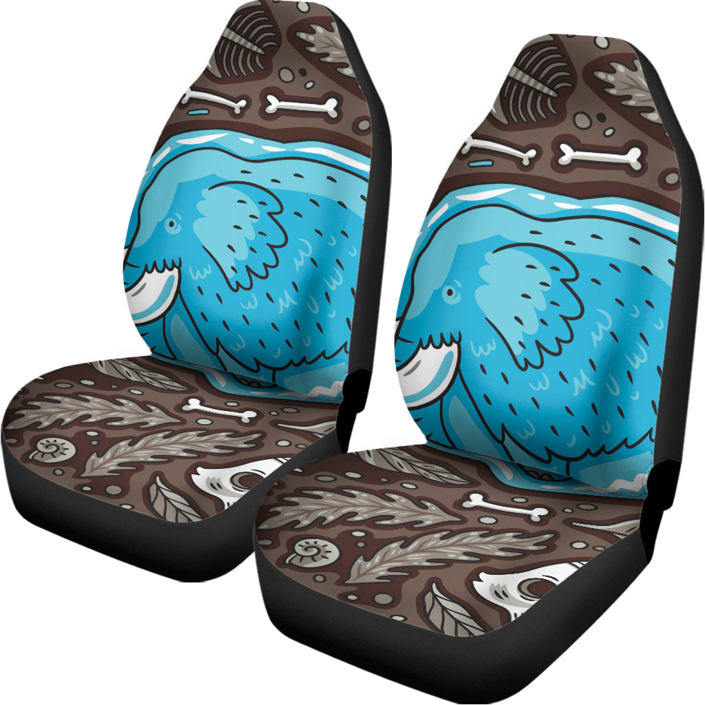 Frozen Mammoth And Fossil Print Universal Fit Car Seat Covers