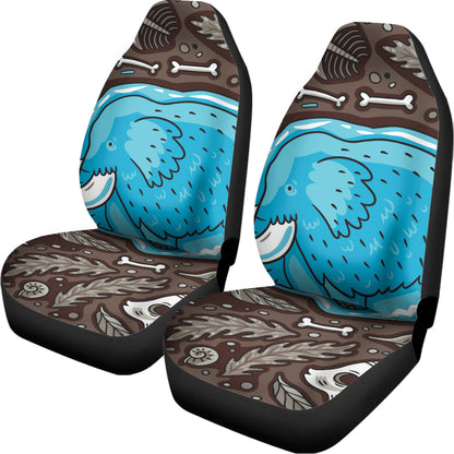 Frozen Mammoth And Fossil Print Universal Fit Car Seat Covers