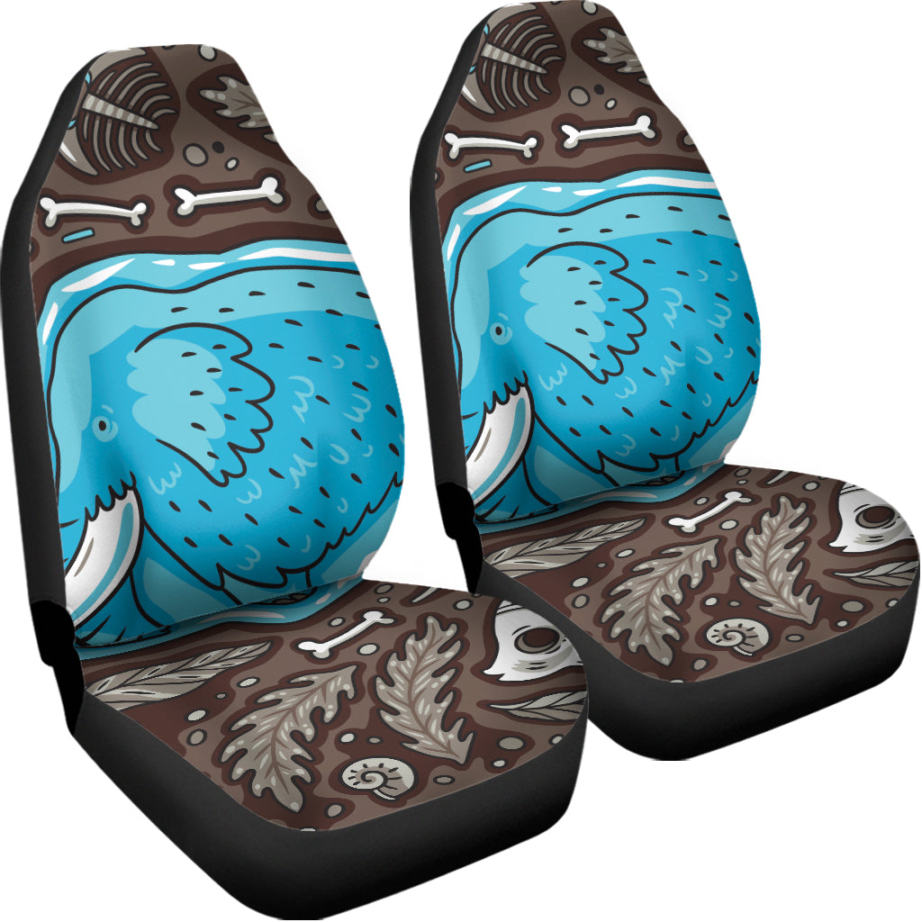 Frozen Mammoth And Fossil Print Universal Fit Car Seat Covers